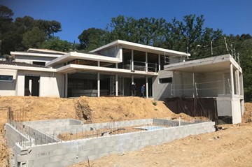 Piscine en cours de construction - Les Vignes