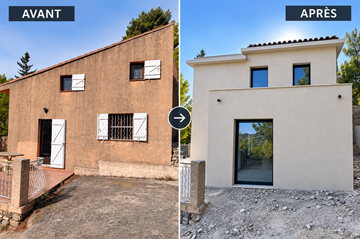 Villa D - Surélévation - Rénovation & Extension