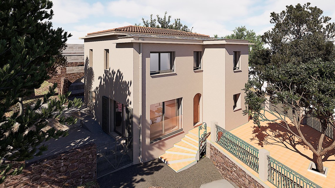 Villa D - Surélévation - Rénovation & Extension